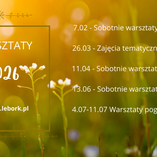 Terminy warsztatów 2026