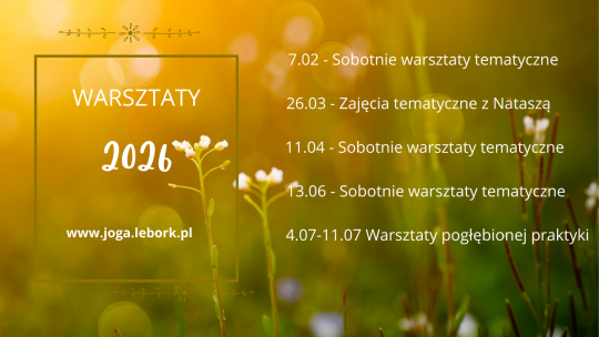 Terminy warsztatów 2026