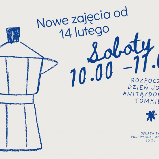 0d 14 lutego zapraszamy na dodatkowe zajęcia w soboty !